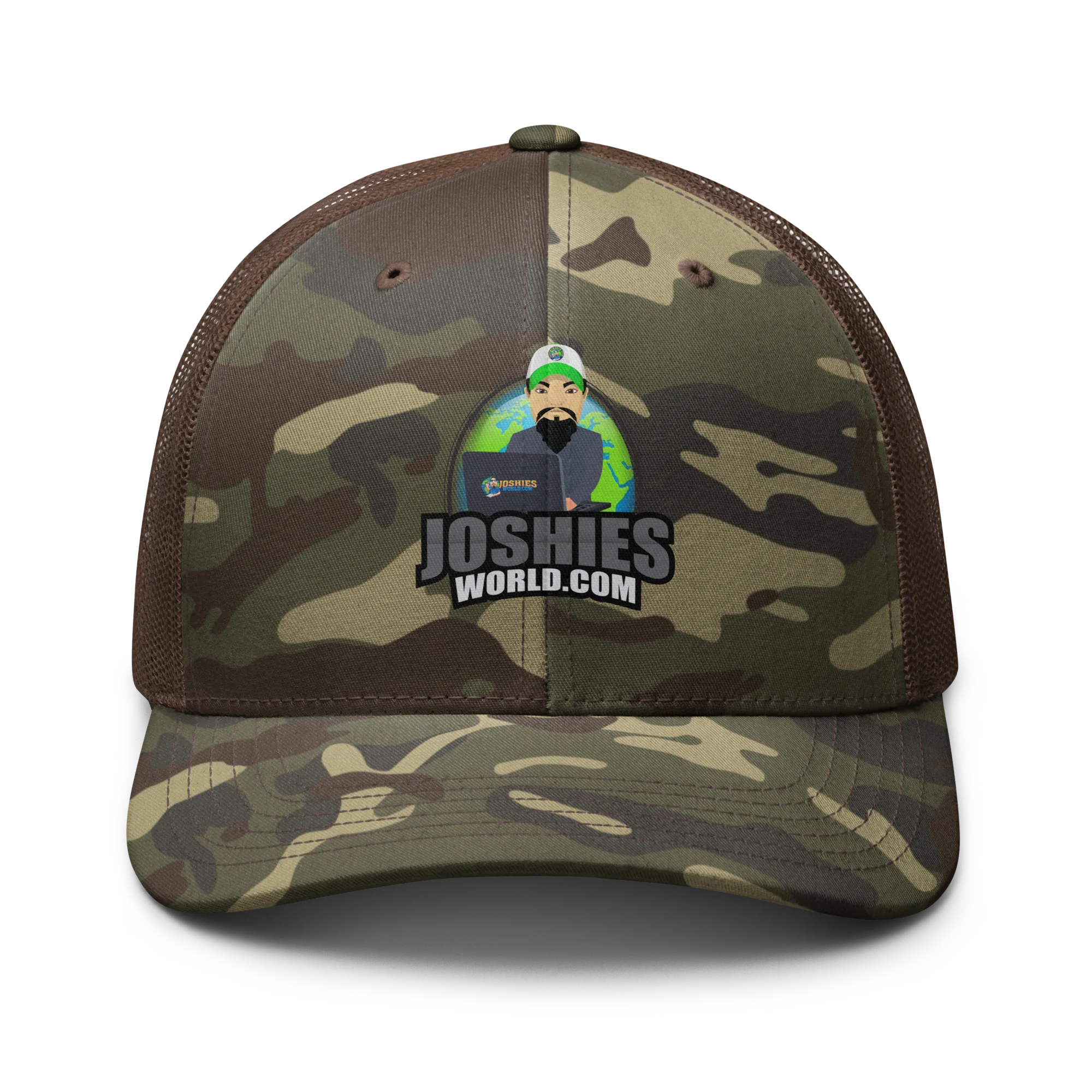 JoshiesWorld Camo Trucker Hat - Image 2