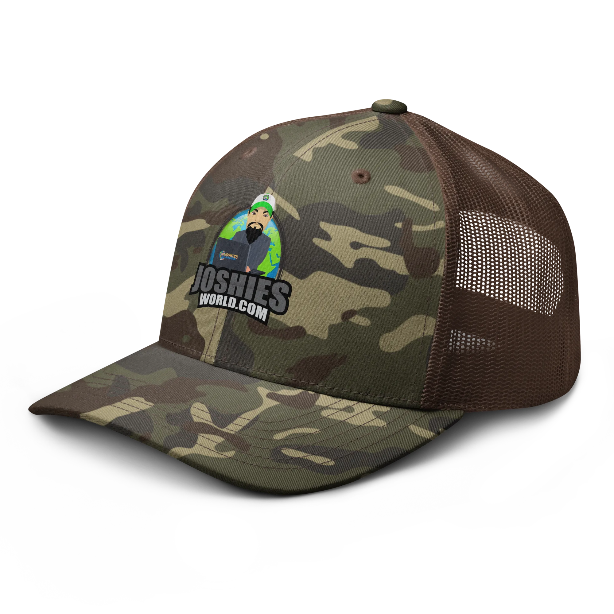 JoshiesWorld Camo Trucker Hat - Image 5